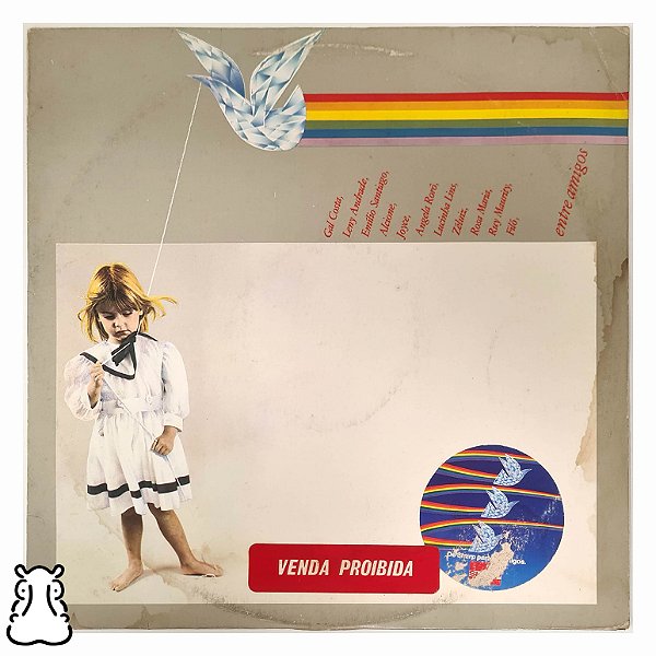 LP Entre Amigos - Disco de Vinil 1985 - Hm