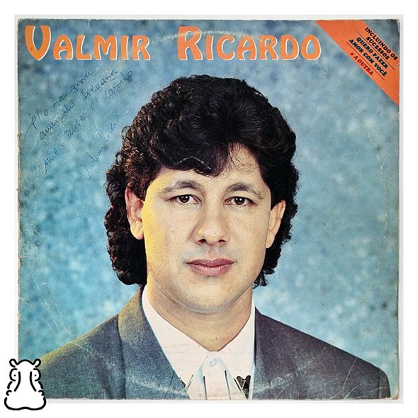 LP Valmir Ricardo Fazer Amor Com Você Vinil Dedicatória - Hm