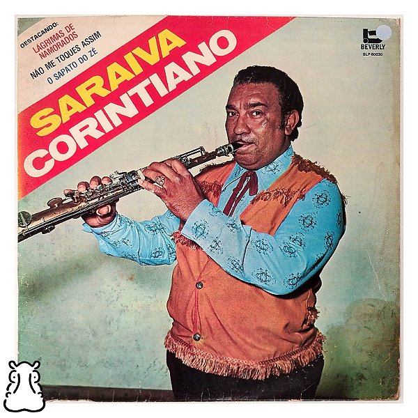 LP Saraiva - Corintiano - Disco de Vinil - 1983 - Hm