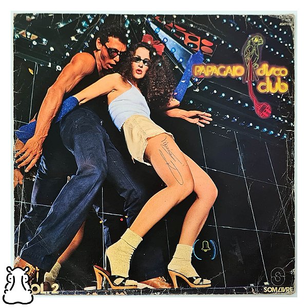 LP Papagaio Disco Club - Vol. 2 - Disco de Vinil 1978 - Hm
