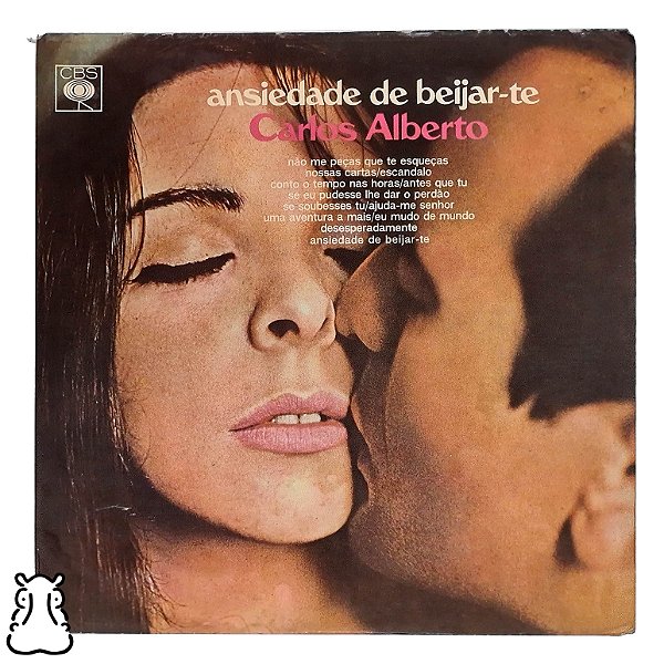 LP Carlos Alberto - Ansiedade De Beijar-te - Vinil 1969 - Hm