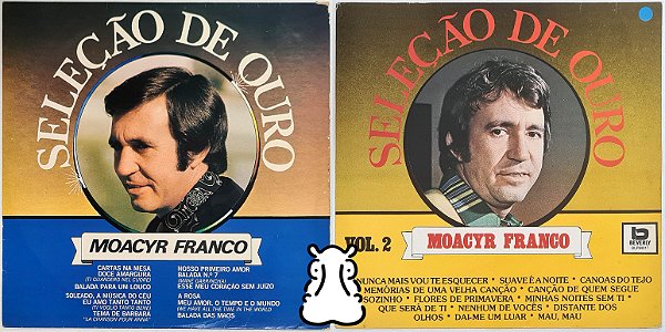 2 LPs Moacir Franco - Seleção De Ouro Vol. 1 e 2 Vinil - Hm