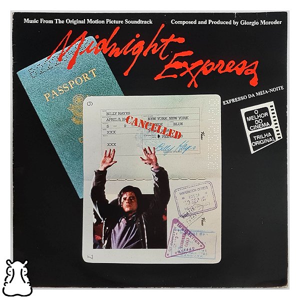 LP Trilha Filme Midnight Express Disco Vinil 1985 Leia - Hm