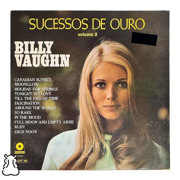 LP Billy Vaughn - Sucessos de Ouro Volume 2 - Vinil 1969 - Hm