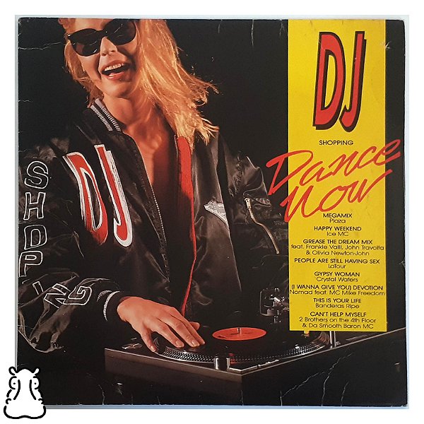 LP DJ Shopping Dance Now - Coletânea - Disco Vinil 1991 - Hm