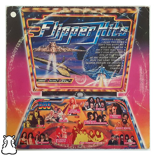 LP Flipper Hits - Coletânea - Disco de Vinil 1982 - Hm