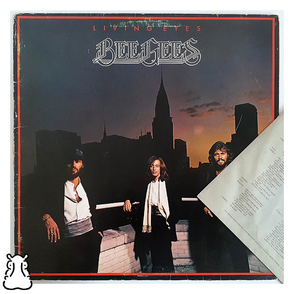 LP Bee Gees - Living Eyes - Vinil 1981 Encarte - Hm