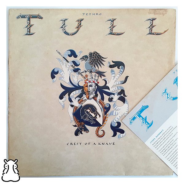 LP Jethro Tull - Crest Of A Knave - Vinil 1987 Encarte - Hm