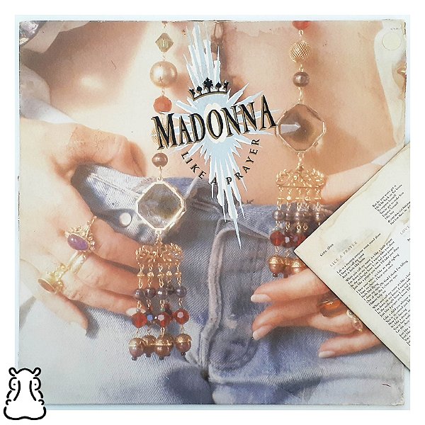 LP Madonna - Like a Prayer - Disco Vinil 1989 Encarte - Hm