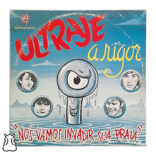 LP Ultraje A Rigor Vamos Invadir Sua Praia Vinil 1985 - Hm