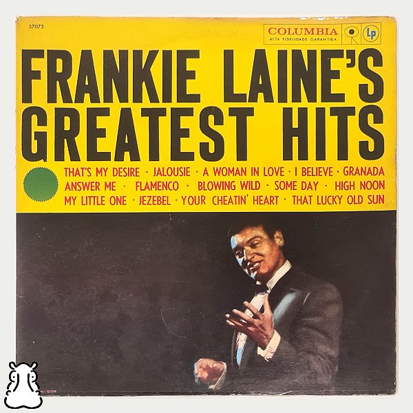 LP Frankie Laine - Greatest Hits - Disco de Vinil - Hm