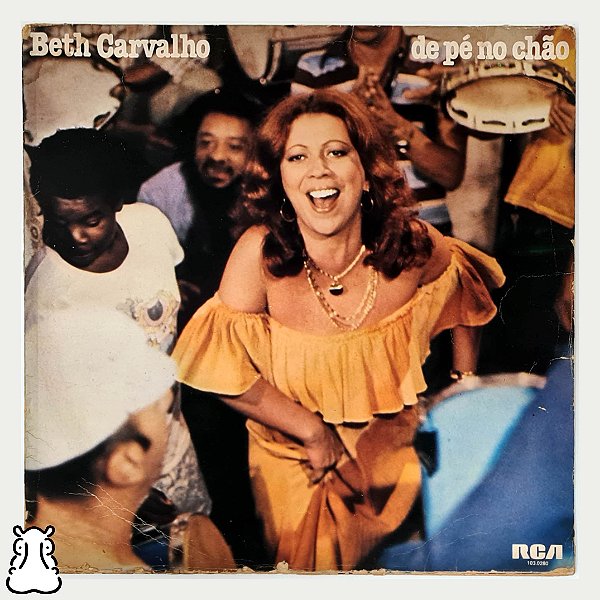 LP Beth Carvalho - De Pé no Chão - Vinil 1978 Encarte - Hm