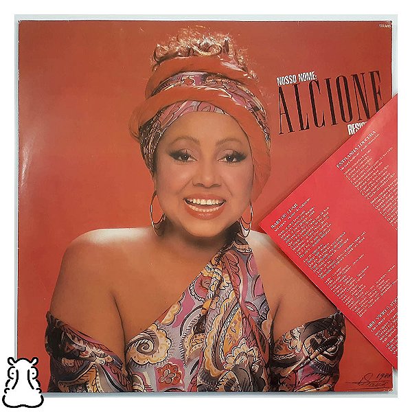 LP Alcione - Nosso Nome Resistência - Disco Vinil 1987 - Hm