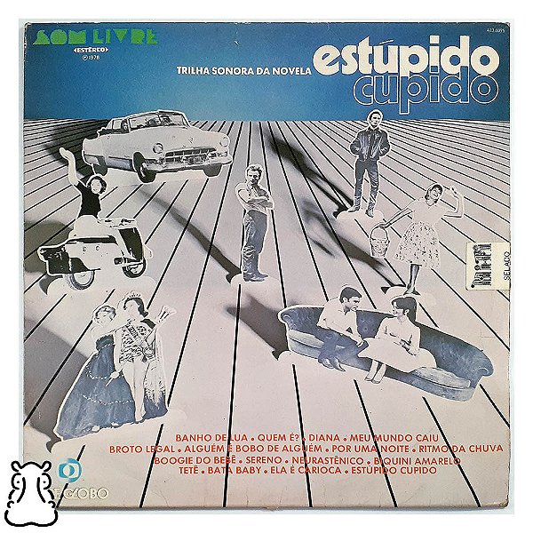 LP Novela - Estúpido Cupido - Nacional Vinil 1976 - Hm