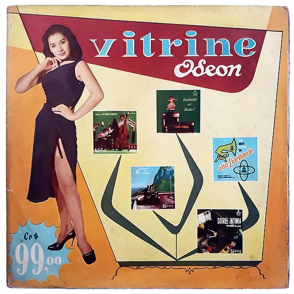 LP Vitrine Odeon - Coletânea MPB - Disco de Vinil 1955 - Hm