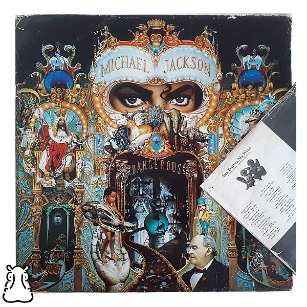 LP Michael Jackson Dangerous Vinil Duplo 1991 Encarte - Hm