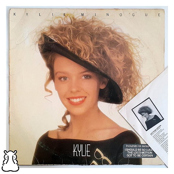 LP Kylie Minogue - Kylie - Disco de Vinil 1988 Encarte - Hm