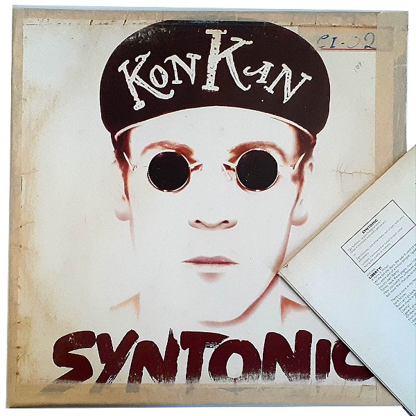 LP Kon Kan - Syntonic - Disco de Vinil 1990 Encarte - Hm