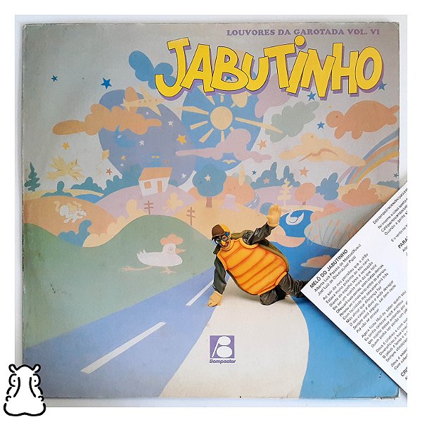 LP Jabutinho Louvores Garotada Vol 6 Vinil 1993 Encarte - Hm