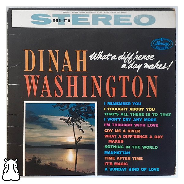 LP Dinah Washington What Diffrence A Day Vinil Importado- Hm