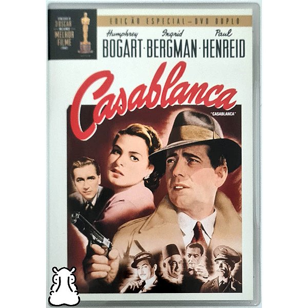 DVD Filme Casablanca - Duplo -  1942 - Hm