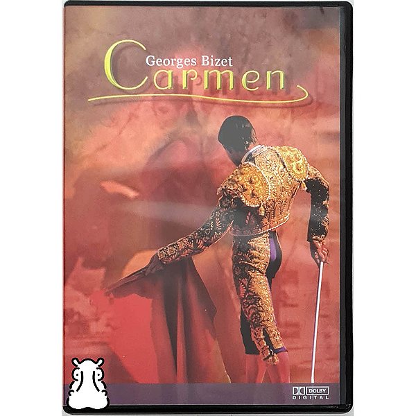 DVD Carmen - Georges Bizet Produção Ao Ar Livre Europa - Hm