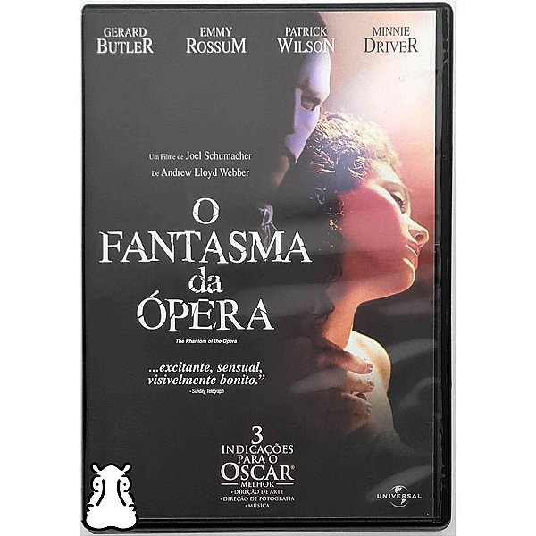 DVD Filme O Fantasma Da Ópera - Andrew Lloyd Webber - Hm