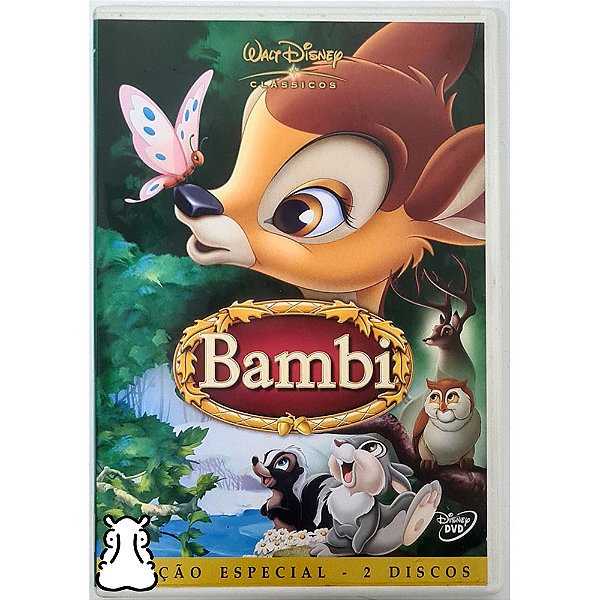 DVD Filme Desenho Bambi - Walt Disney - 2 DVDs - Hm