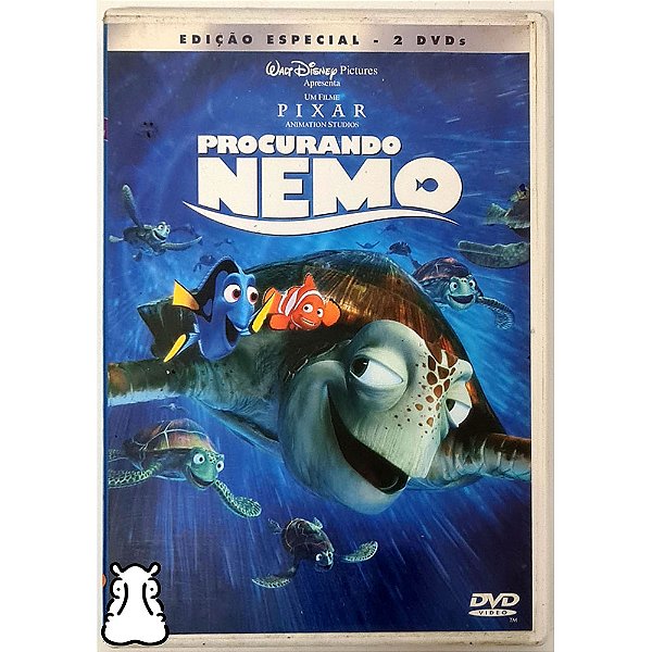 DVD Filme Desenho Procurando Nemo - Pixar Disney 2 DVDs - Hm