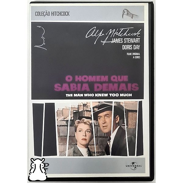 DVD Filme O Homem Que Sabia Demais - Coleção Hitchcock - Hm