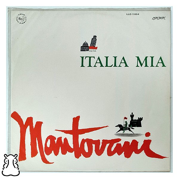 LP Mantovani - Italia Mia - Capa Sanduíche - Vinil Mono - Hm