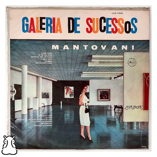 LP Mantovani - Galeria de Sucessos Disco de Vinil Mono - Hm