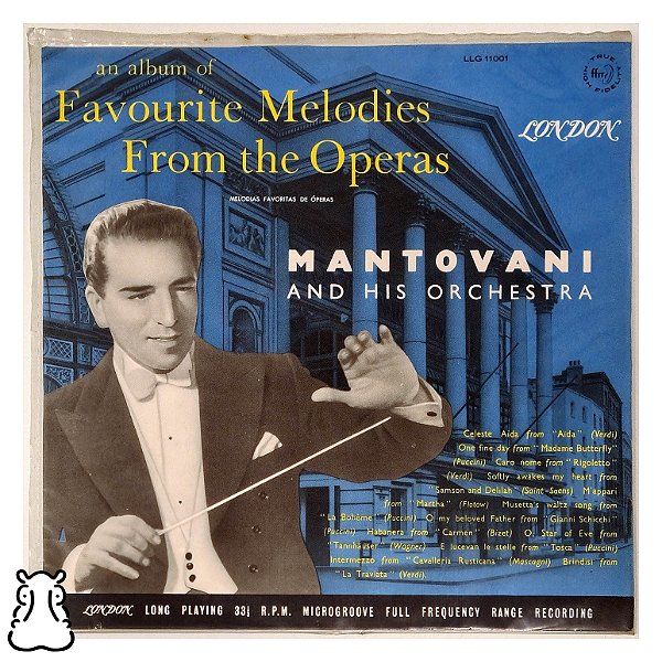 LP Mantovani Favourite Melodies From Operas Vinil Mono - Hm