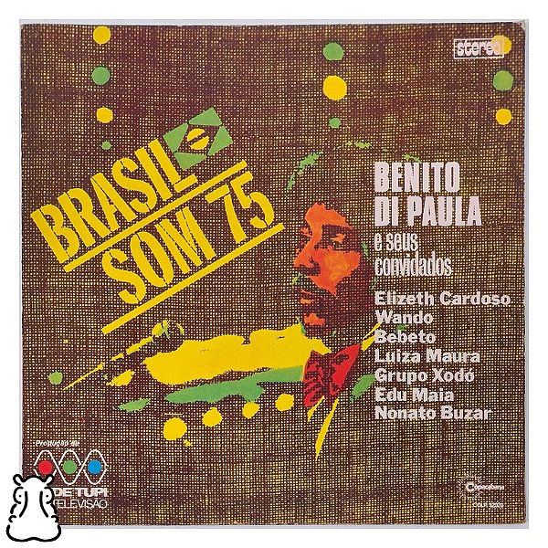 LP Benito di Paula - Brasil Som 75 Disco de Vinil 1975 - Hm