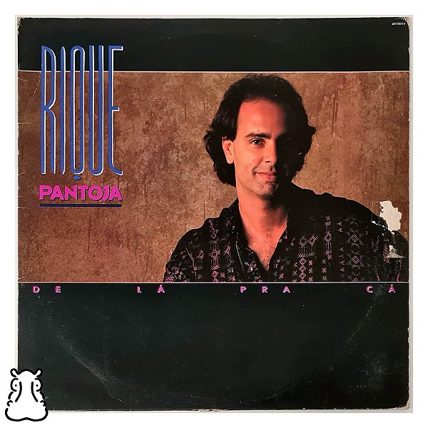 LP Rique Pantoja - De Lá Pra Cá - Vinil 1990 Encarte - Hm