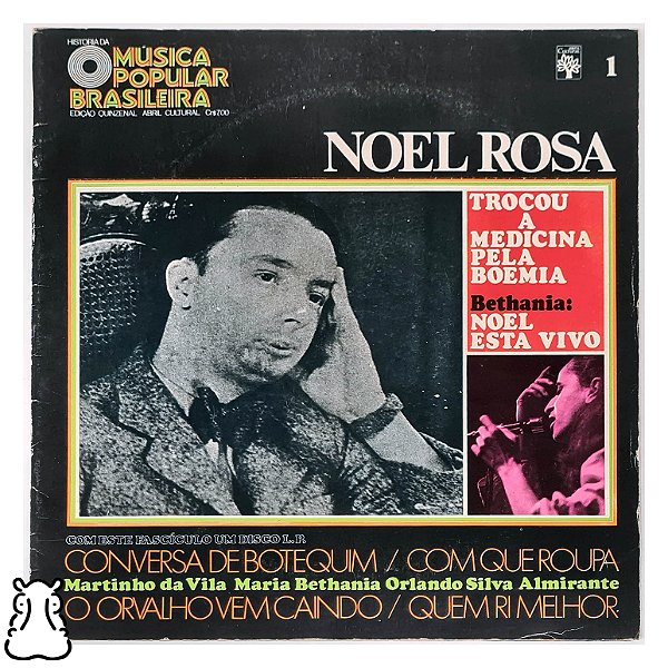 LP Noel Rosa - História da MPB - N° 1 - Vinil 1970 - Hm