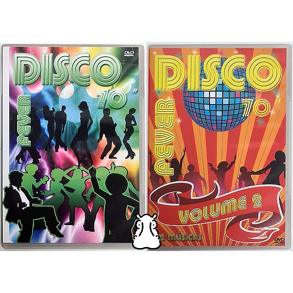 2 DVDs Disco Fever 70 - Volumes 1 e 2 - Hm