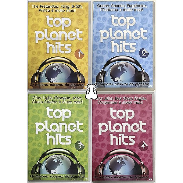 4 DVDs Top Planet Hits - Volumes 1 - 2 - 3 - 4 - Hm