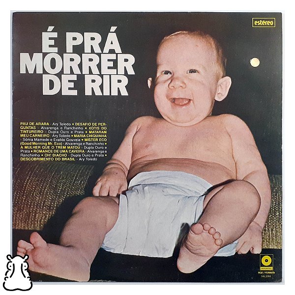 LP É Prá Morrer de Rir - Disco de Vinil 1977 - Hm