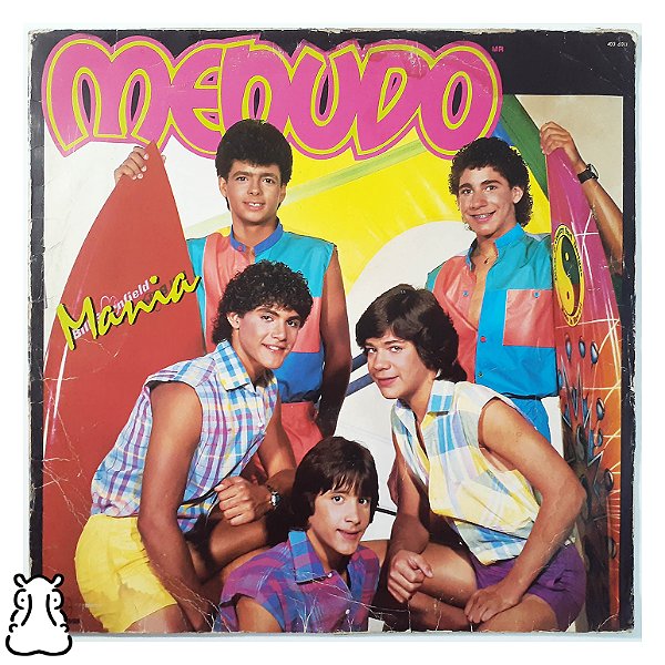 LP Menudo - Mania - Disco de Vinil 1984 Leia - Hm