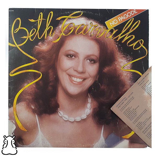 LP Beth Carvalho - No Pagode - Disco Vinil 1979 Encarte - Hm