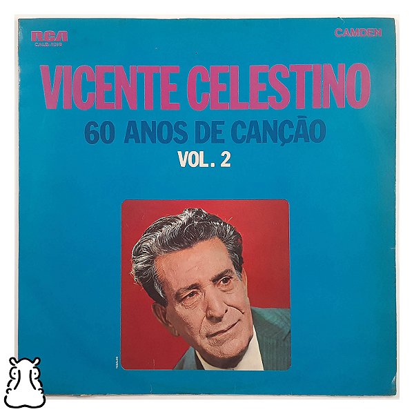 LP Vicente Celestino 60 Anos de Canção Vol 2 Vinil 1971 - Hm