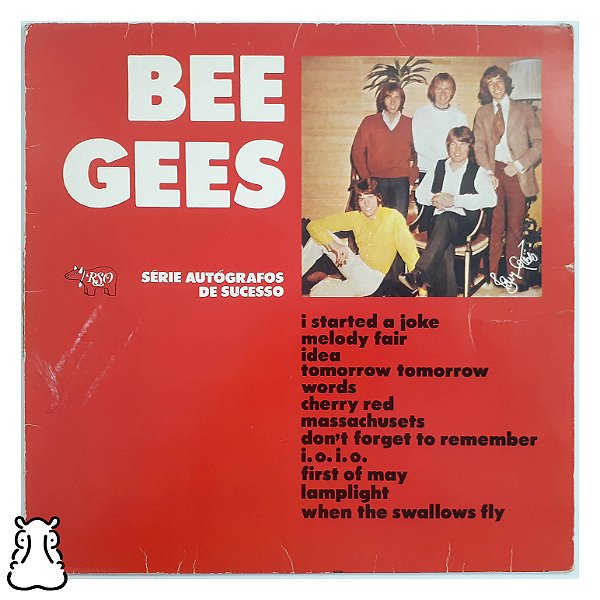 LP Bee Gees - Série Autógrafos De Sucesso - Vinil 1982 - Hm