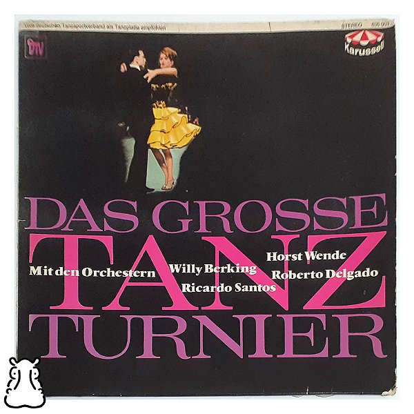 LP Das Grosse Tanzturnier Disco de Vinil Importado Leia - Hm