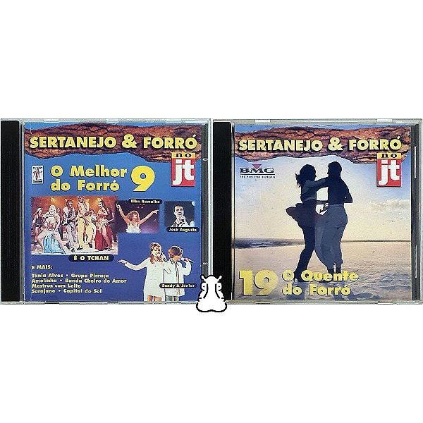 2 CDs - O Melhor do Forró - O Quente Do Forró - No JT - Hm