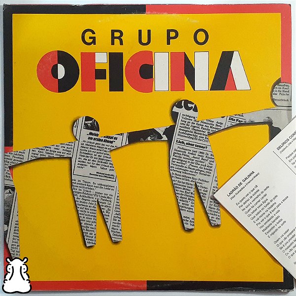 LP Grupo Oficina - Bate Coxa - Disco Vinil 1992 Encarte - Hm