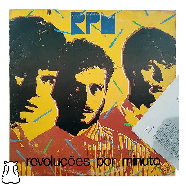 LP RPM - Revoluções por Minuto - Vinil 1985 Encarte - Hm