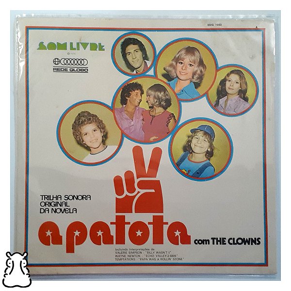 LP Novela - A Patota com The Clowns - Vinil 1972 Leia - Hm