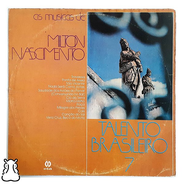 LP Milton Nascimento - Talento Brasileiro 7 Vinil 1978 - Hm