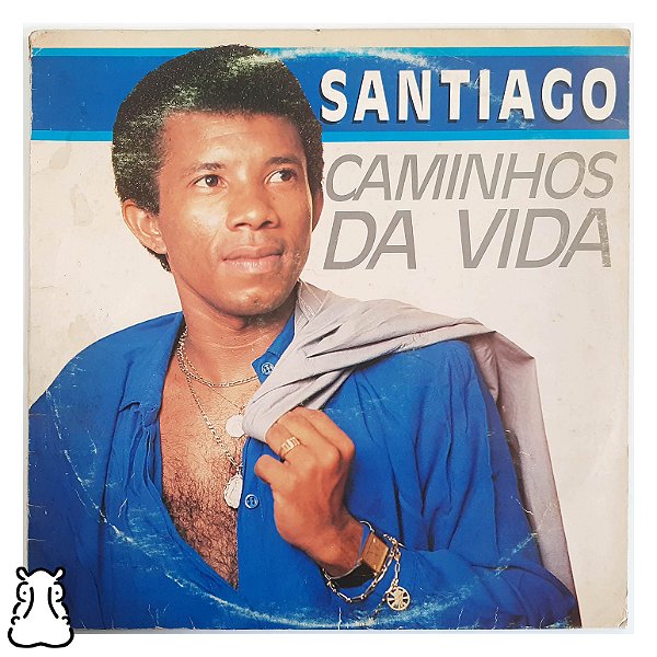 LP Santiago - Caminhos da Vida - Vinil Com Dedicatória - Hm